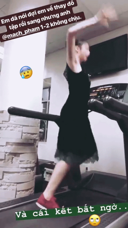 Tập gym kiểu Angela Phương Trinh: Mặc váy để nâng tạ hùng hục cho... thoáng mát